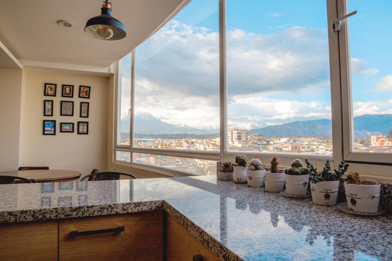 Apartament Wanderlot - Departamento Leganza - Penthouse Lujoso Riobamba Zewnętrze zdjęcie