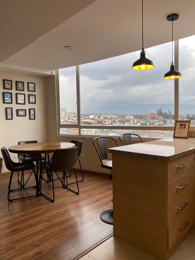 Apartament Wanderlot - Departamento Leganza - Penthouse Lujoso Riobamba Zewnętrze zdjęcie