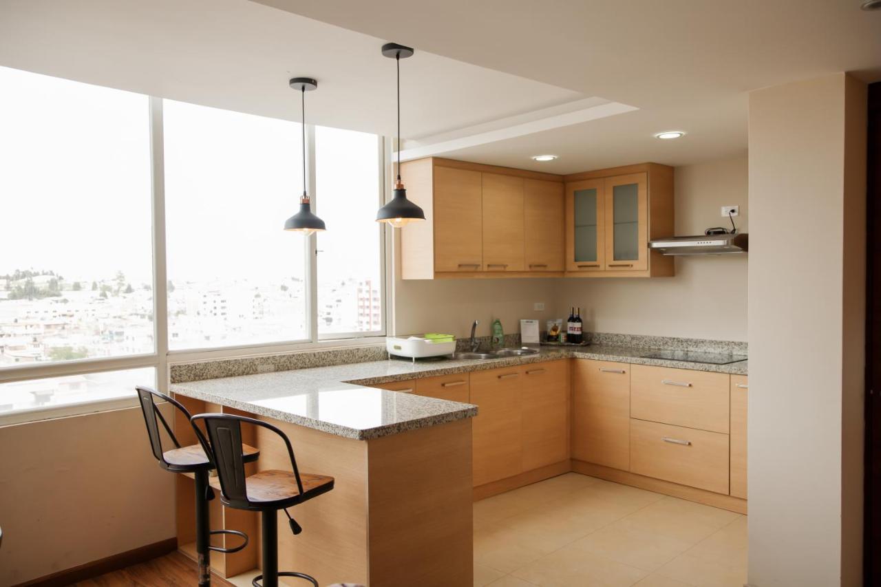 Apartament Wanderlot - Departamento Leganza - Penthouse Lujoso Riobamba Zewnętrze zdjęcie